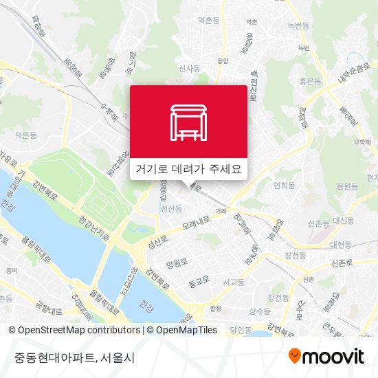 중동현대아파트 지도