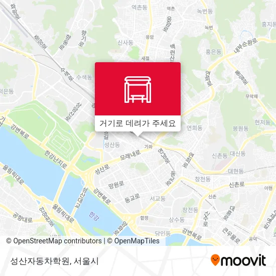 성산자동차학원 지도