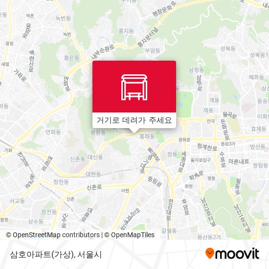 삼호아파트(가상) 지도