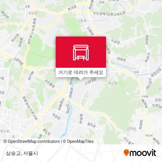 삼송교 지도