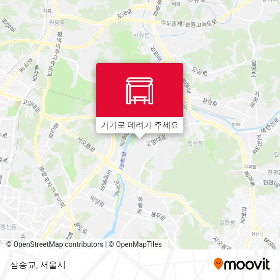 삼송교 지도