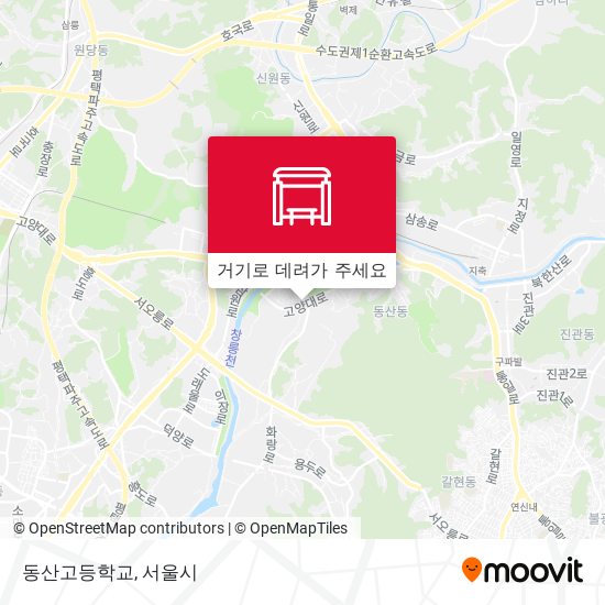 동산고등학교 지도