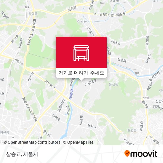 삼송교 지도
