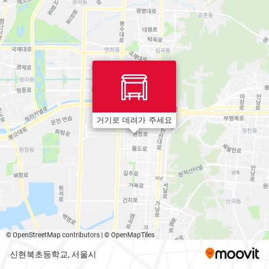 신현북초등학교 지도