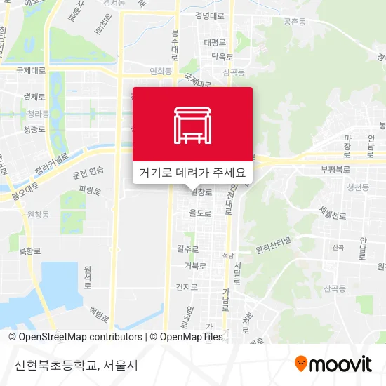신현북초등학교 지도