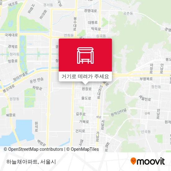 하늘채아파트 지도