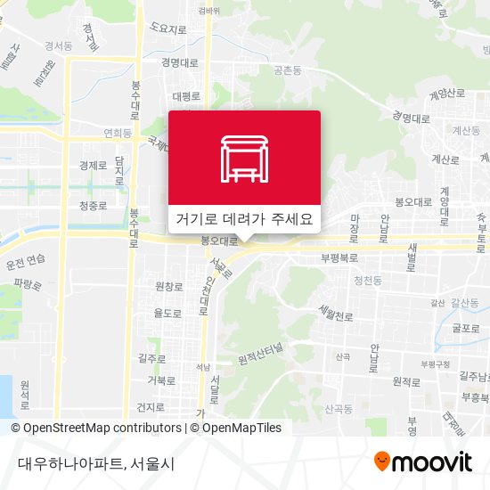 대우하나아파트 지도