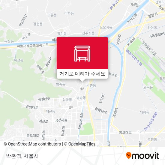 박촌역 지도