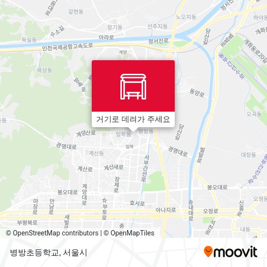 병방초등학교 지도