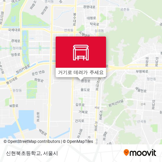 신현북초등학교 지도