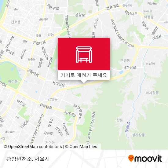 광암변전소 지도