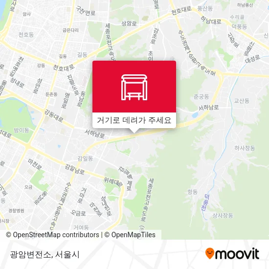 광암변전소 지도