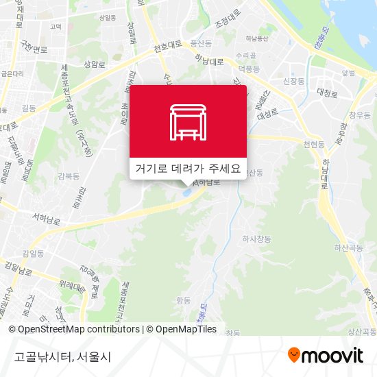 고골낚시터 지도