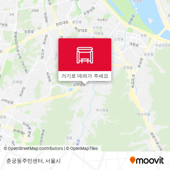춘궁동주민센터 지도