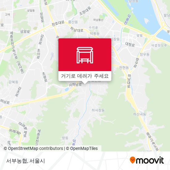 서부농협 지도