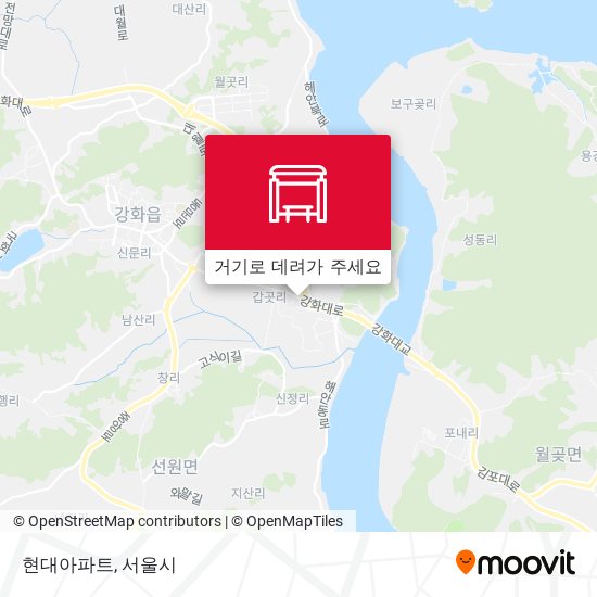 현대아파트 지도