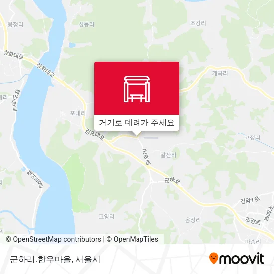 군하리.한우마을 지도