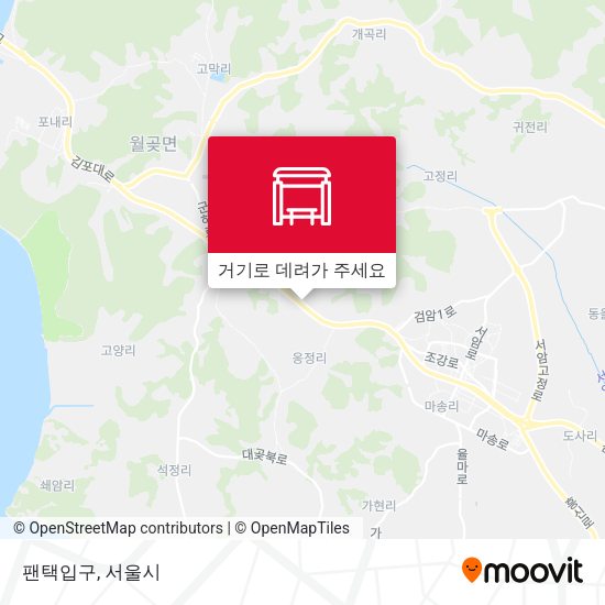 팬택입구 지도