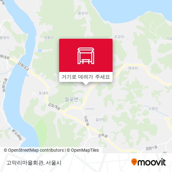 고막리마을회관 지도