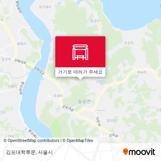 김포대학후문 지도