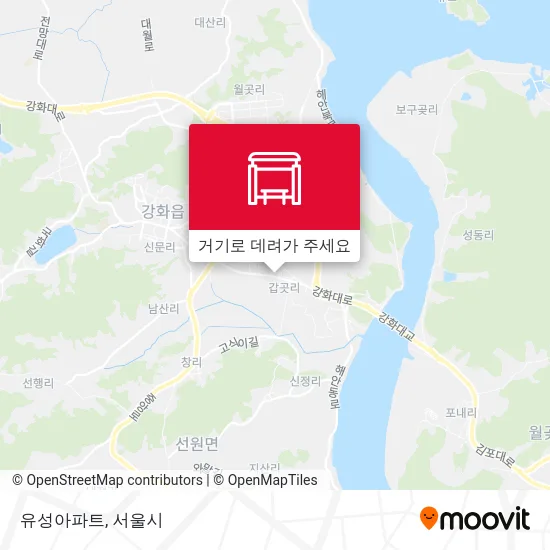 유성아파트 지도