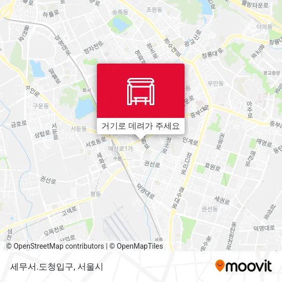 세무서.도청입구 지도