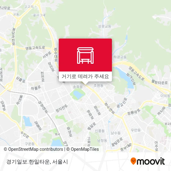 경기일보.한일타운 지도