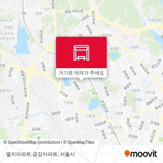 엘지아파트.금강아파트 지도