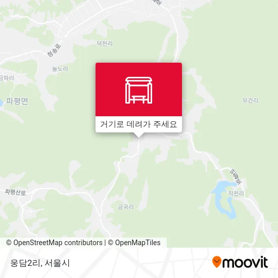 웅담2리 지도