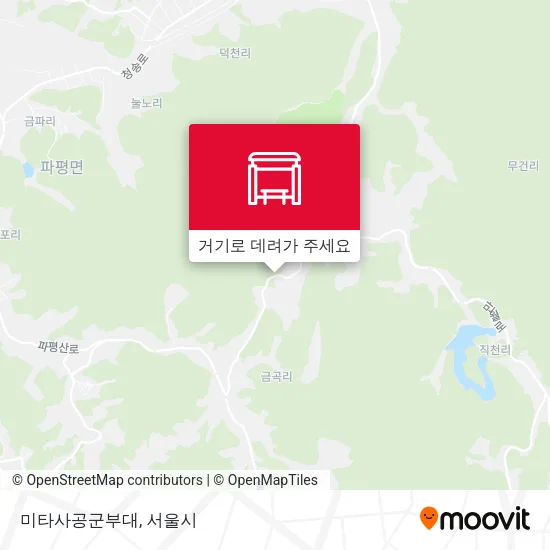 미타사공군부대 지도