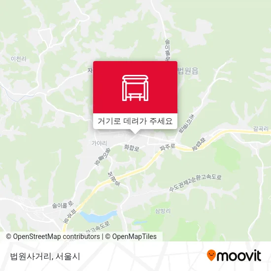 법원사거리 지도