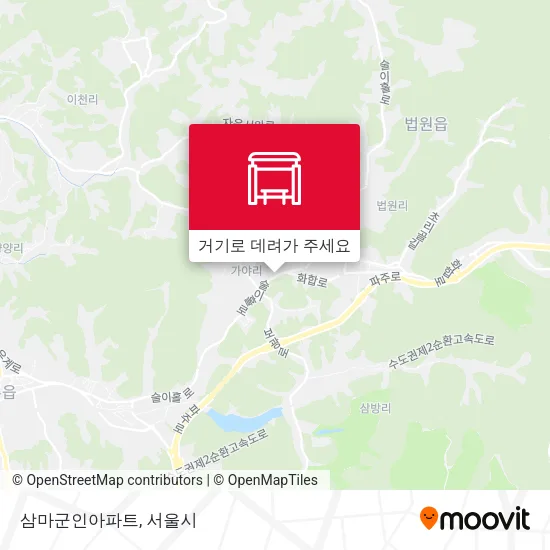 삼마군인아파트 지도