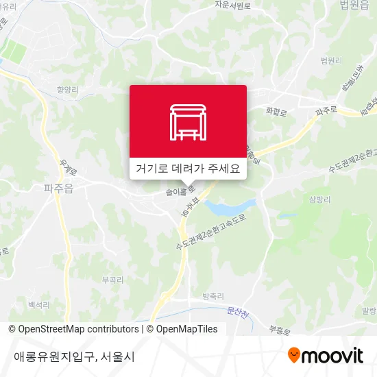 애롱유원지입구 지도