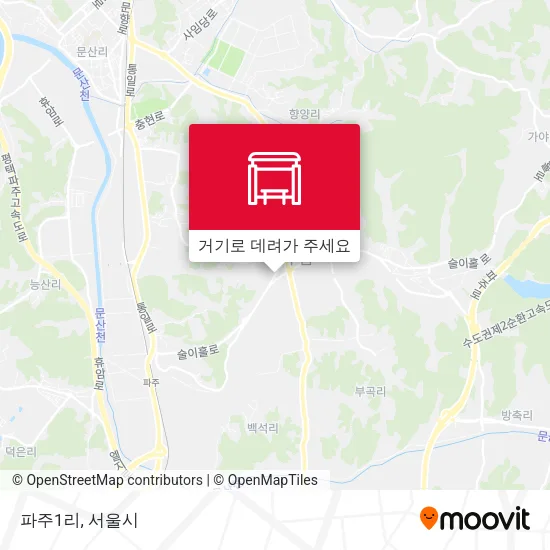 파주1리 지도