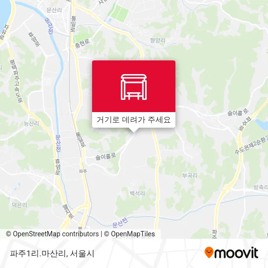 파주1리.마산리 지도