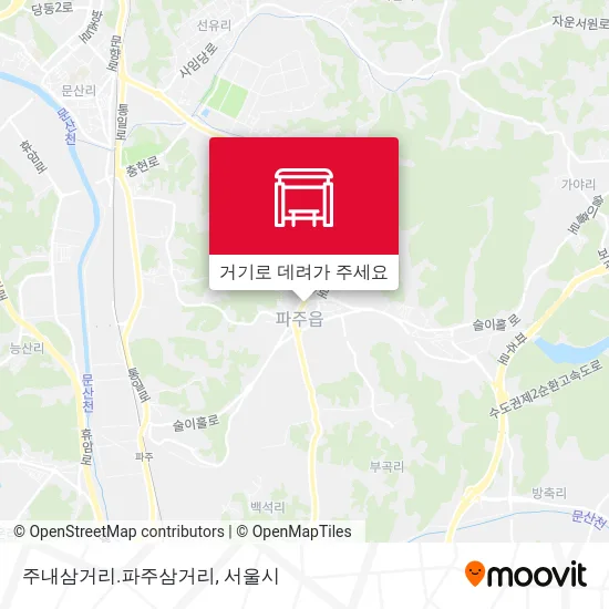 주내삼거리.파주삼거리 지도