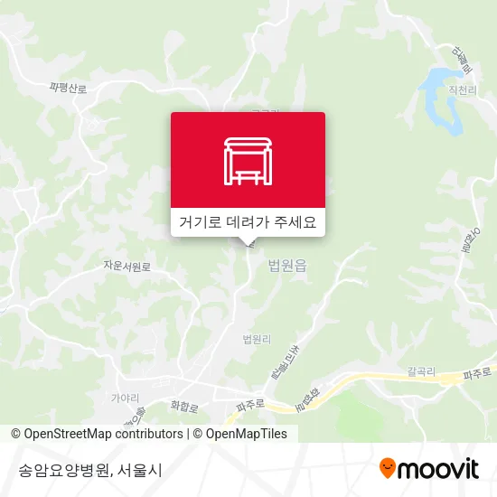 송암요양병원 지도