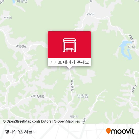 향나무앞 지도