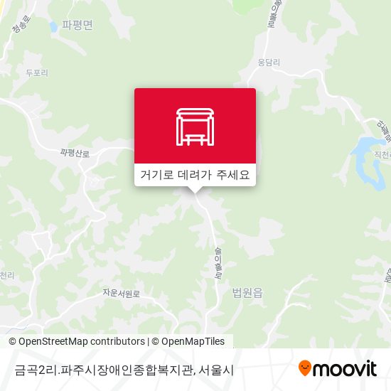 금곡2리.파주시장애인종합복지관 지도