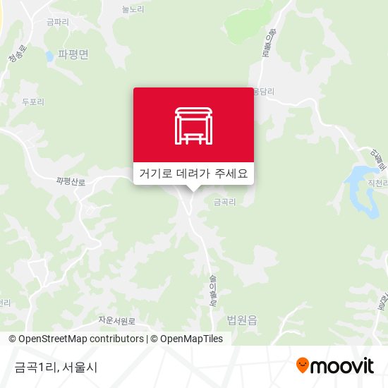 금곡1리 지도