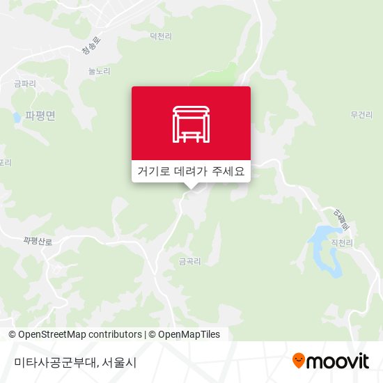 미타사공군부대 지도