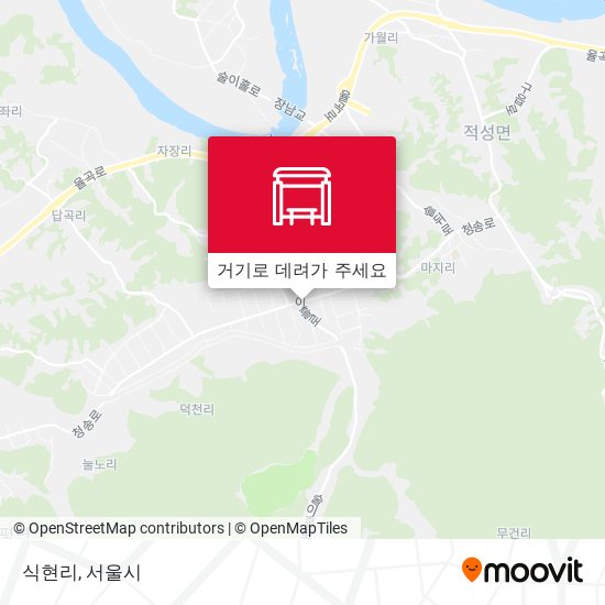 식현리 지도