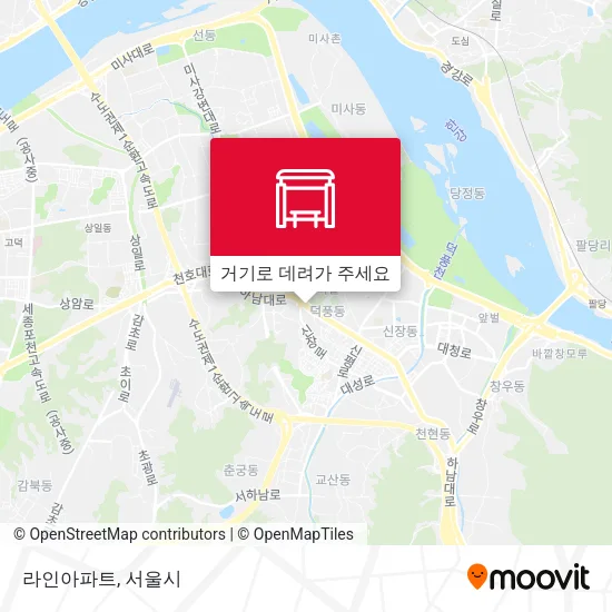 라인아파트 지도