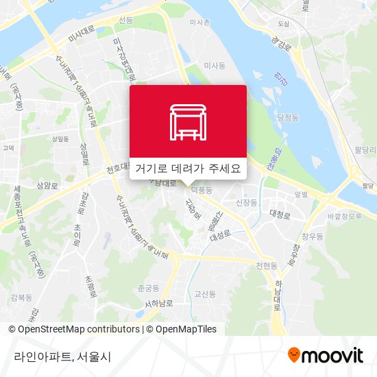 라인아파트 지도