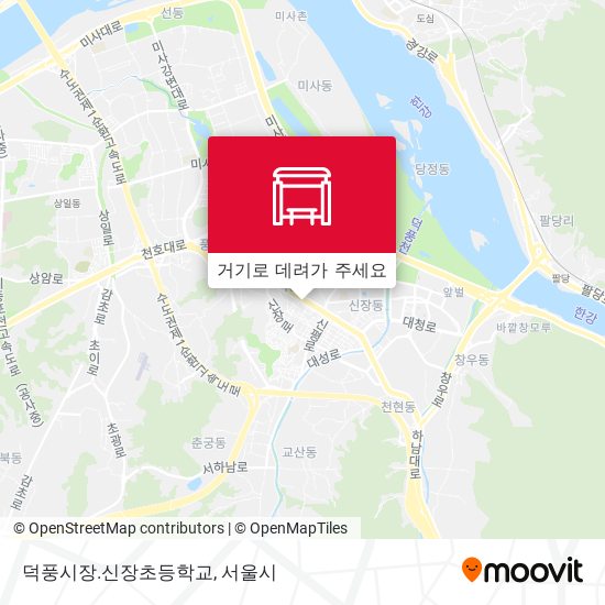 덕풍시장.신장초등학교 지도