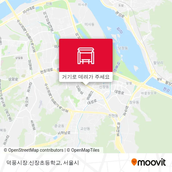 덕풍시장.신장초등학교 지도