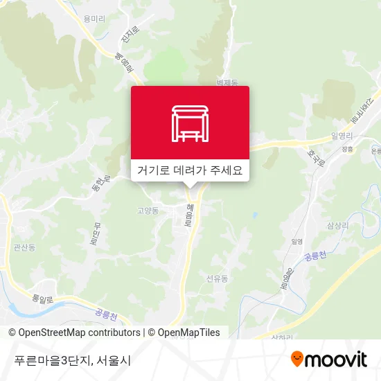 푸른마을3단지 지도
