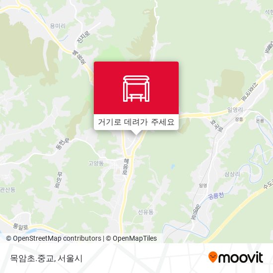 목암초.중교 지도