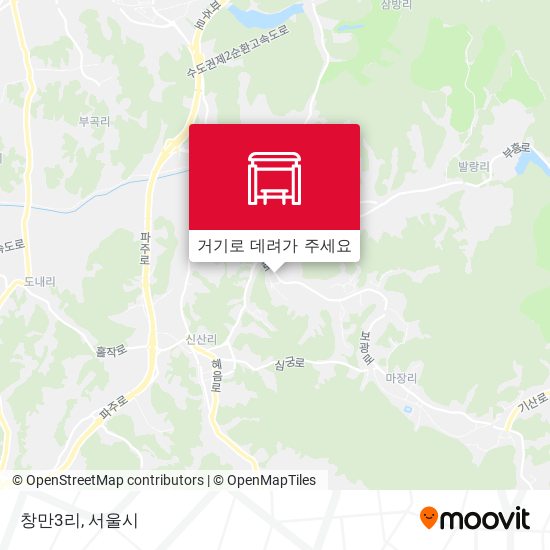창만3리 지도