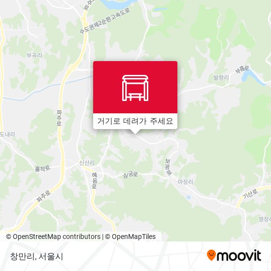 창만리 지도